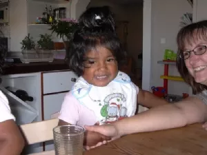 Vi er altid glade når vi spiser