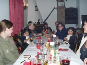 Fødselsdagsmiddag hos Gustavo