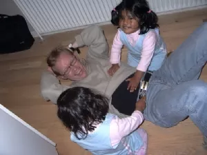 Hygge på køkkengulvet