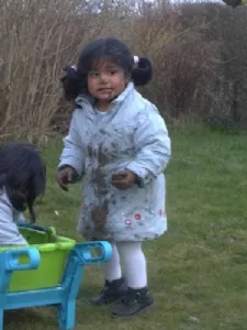 Hvis det blandes med jord...