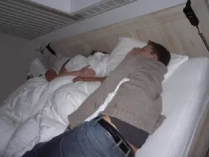 Moster Ane og Rasmus passede godt på os!???