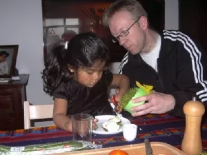 Det har jeg selv lavet, - det der karse