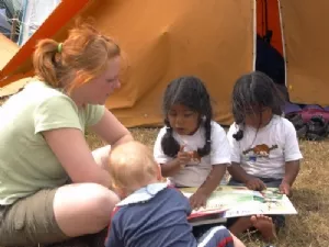 Vi øvede os som storesøstre overfor Wiliam