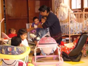 Én plejer 7 børn, - sådan!