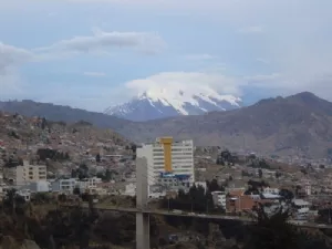 Udsigten fra vores hotel værelse