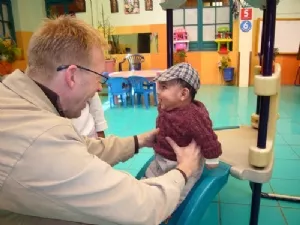 Det er sjovt på rutchebanen