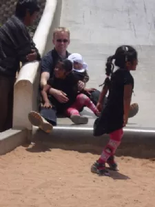 Sikkert i mål! Igen far, Igen!!