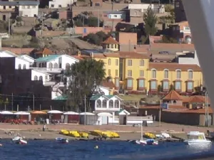 Hotel Rosario fra søsiden (det gule)