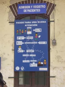 Sådan foregår kontakten med hospitalet