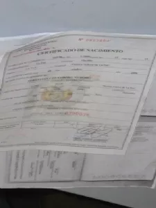 Sebastians nye fødselsattest