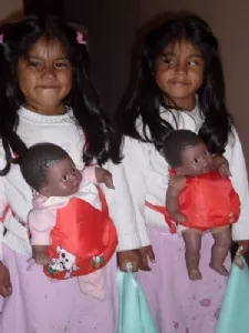 Vi har også bæreseler til vores baby'er