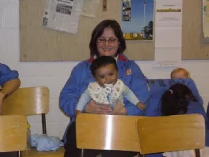 Sebastian til sit første FDF-møde