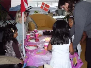 Fødselsdagsfest hjemme med veninderne