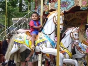 Sebastian på hest i Fårup