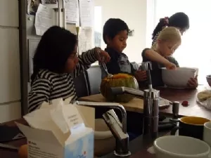 Vi bager Græskar brød