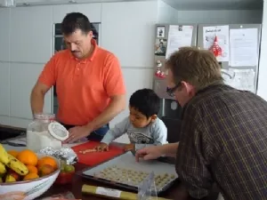 Mænderne lavede pebernødder