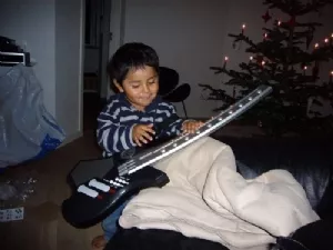Åååhhh en guitar!