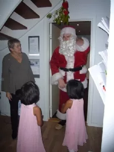 Julemanden kom, - selvom vi var flyttet siden sidste jul