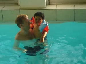 I poolen på Søparken