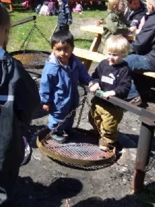 Oscar og Sebastian klar til ballade