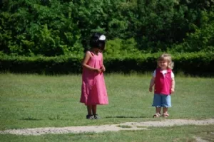 Maria og Emilie i Zoo