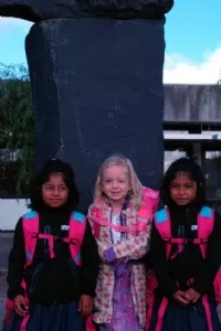 12. august 2009 - skolestart (med Emma)