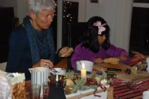 Produktion af konfekt med farmor og farfar