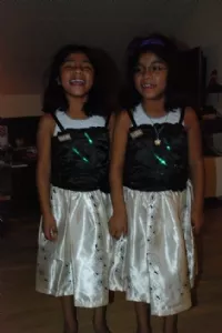 Julegaven fra Farmor og Farfar prøves med det samme