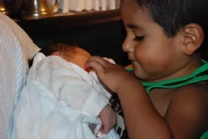 Sebastian og hans nye kusine Lærke