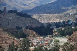 På vej tilbage til La Paz - sikke en udsigt