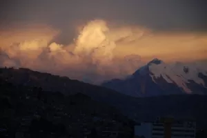 En fantastisk himmel over La Paz