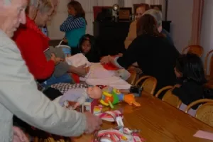 Gaveregnen begynder, - her fra Ønskebørn i Hjørring