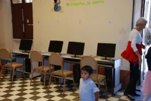 EDB lokalet, - veludstyret med 16 PC'er