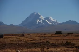 Illimani bjerget set fra El Alto