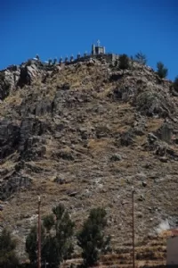 Calvario-bjerget, som skulle besejres (Jesu lidelesvej til Golgata)