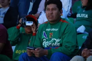 Far og søn til landskamp