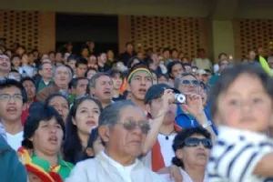 Nationalsangen afsynges