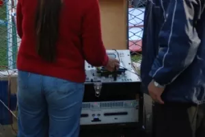 Stadion-anlæget - det stod lige foran os!