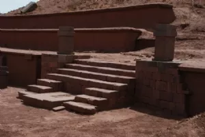 Indgangen til den største pyramide (denne var original)