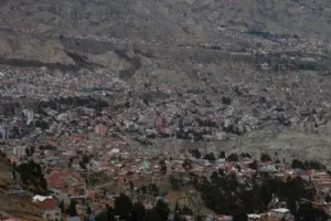 La Paz set fra El Alto