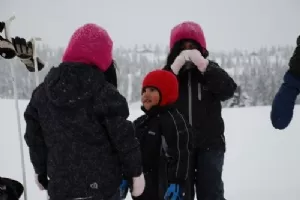 Pause med varm chokolade