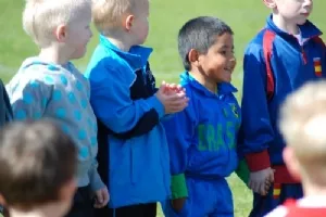 Start på fodbold i Myretuen