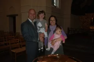 Emilie og Lærkes barnedåb