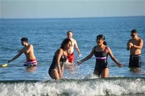 Vandet var 18 - 20 grader