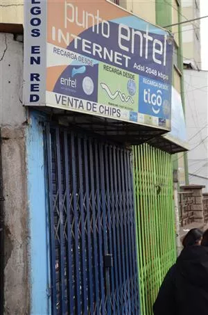 Den internet cafe hvor jeg skrev historier fra i 2004 da vi hentede Maria og Christina