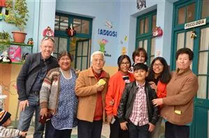 Familien med Caridad og Direktøren