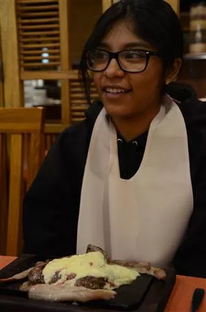 Lækker steg og dejlig bøf