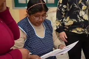 Søster Maria med tårer i øjnene over donationerne